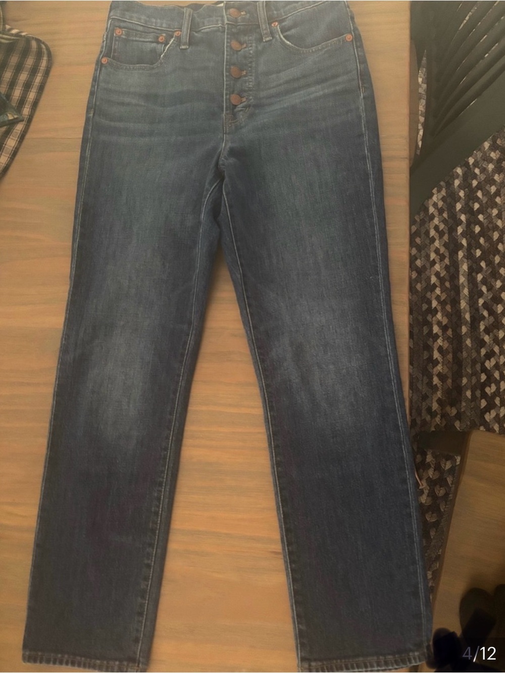 Madewell The Perfect Vintage Crop Jean Button-Fly Size 26